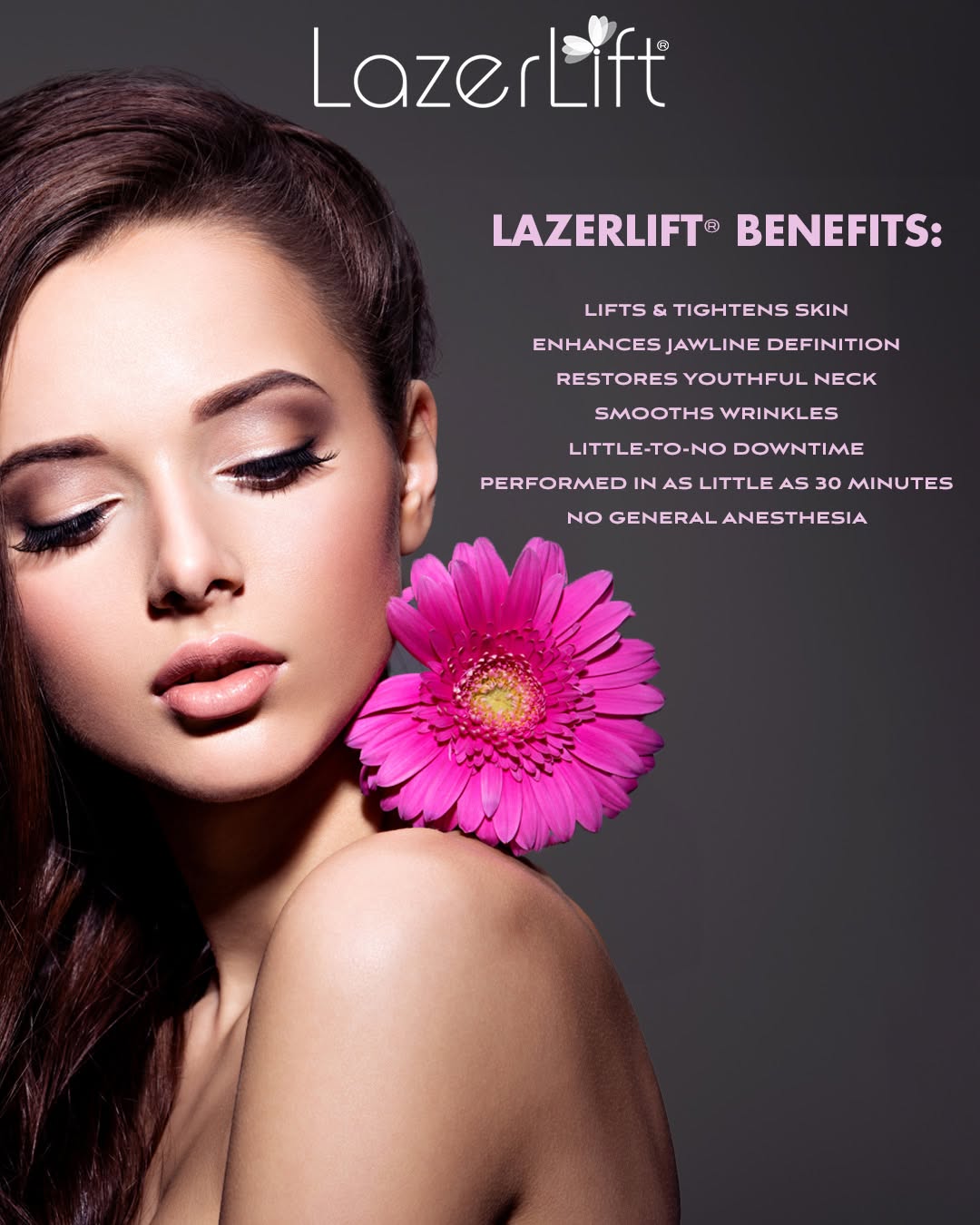 Instagram post by Dr. Roger Bassin: Look younger & refreshed without invasive surgery. LazerLift® provides patients with long-lasting, natural-looking results while combatting …