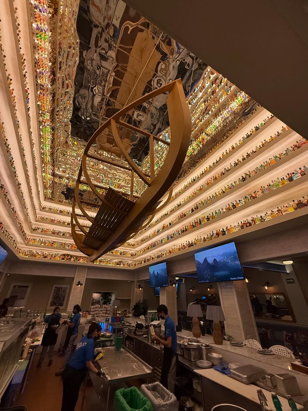 Instagram post by Dr. Ronald J. Edelson: Pretty incredible bar too. 6000 bottles of Tequila!
