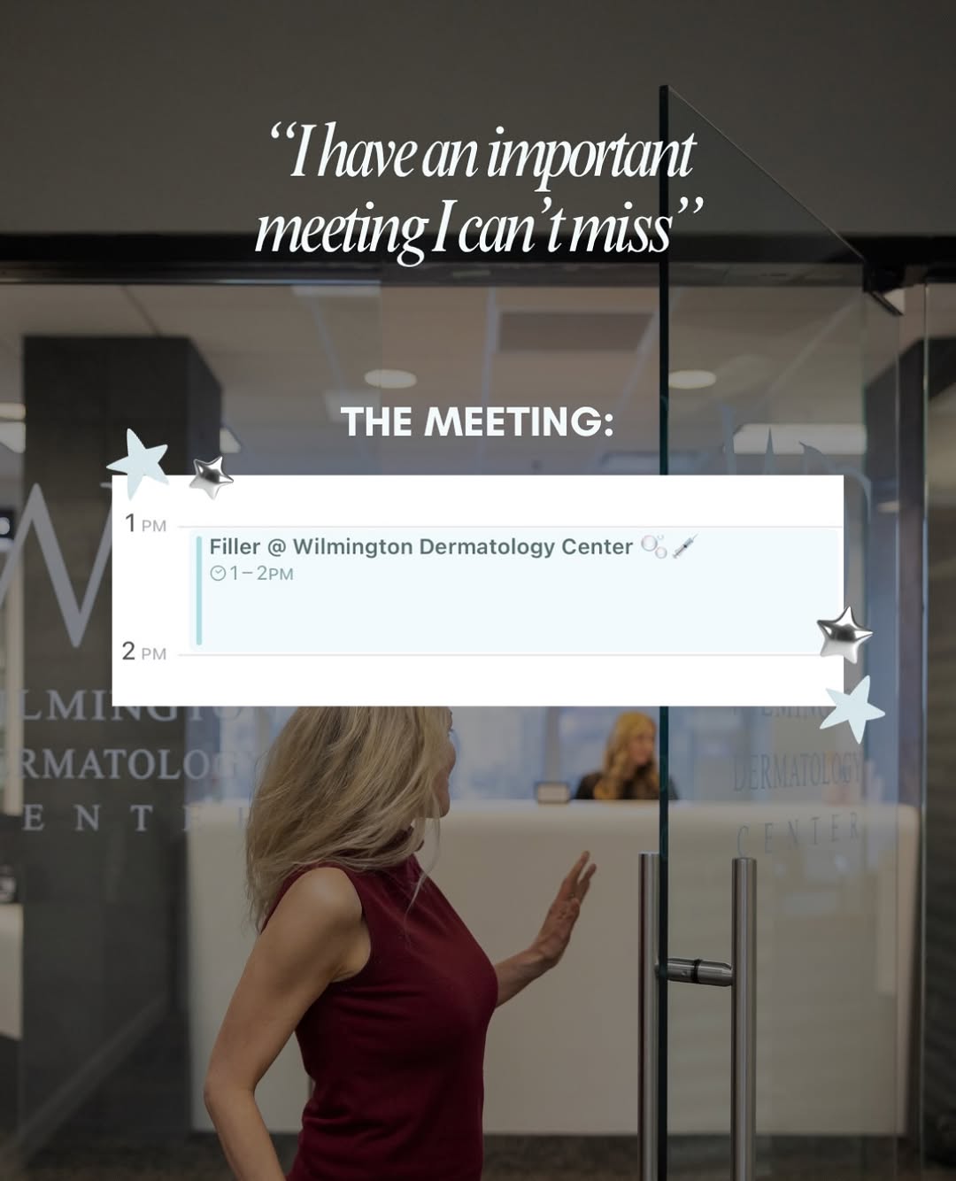 Instagram post by Dr. Rosalyn George: I CANNOT miss this important meeting. Our August Injectable Specials are happening THIS WEEK, August 18–20, and we still have a few last-min…