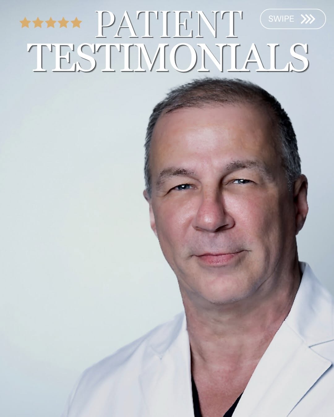 Instagram post by Dr. Ross E. Bunch: Real patients. Real results. Real experiences. 🤍 There’s no greater compliment than hearing from the patients who have trusted us with thei…