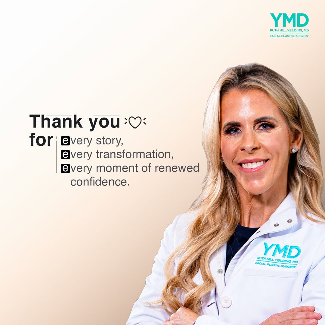 Instagram post by Dr. Ruth Hill Yeilding: YMD - Behind every transformation is a story. A reason. A moment that changed everything. This Thanksgiving, we're grateful for every patien…