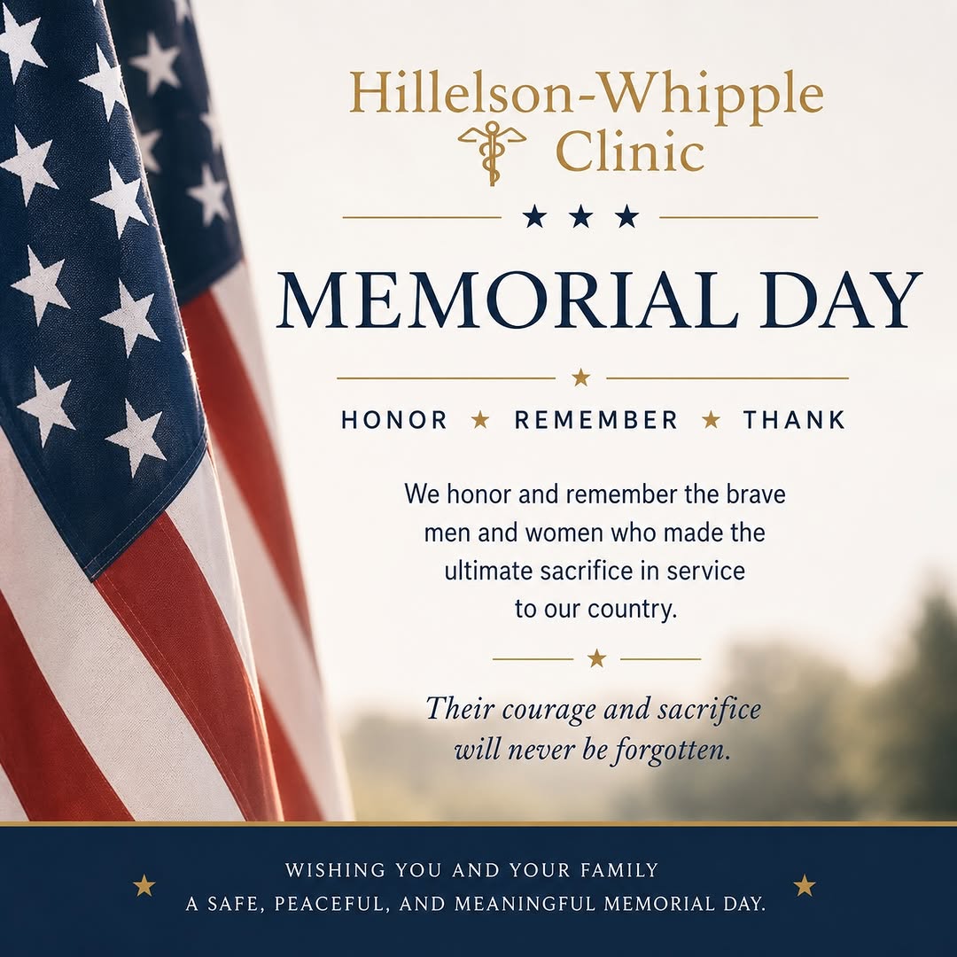 Instagram post by Dr. Ruth L. Hillelson: Honoring the heroes who gave everything for our freedom. 🇺🇸 Today we remember, reflect, and give thanks. — The Hillelson-Whipple Clinic