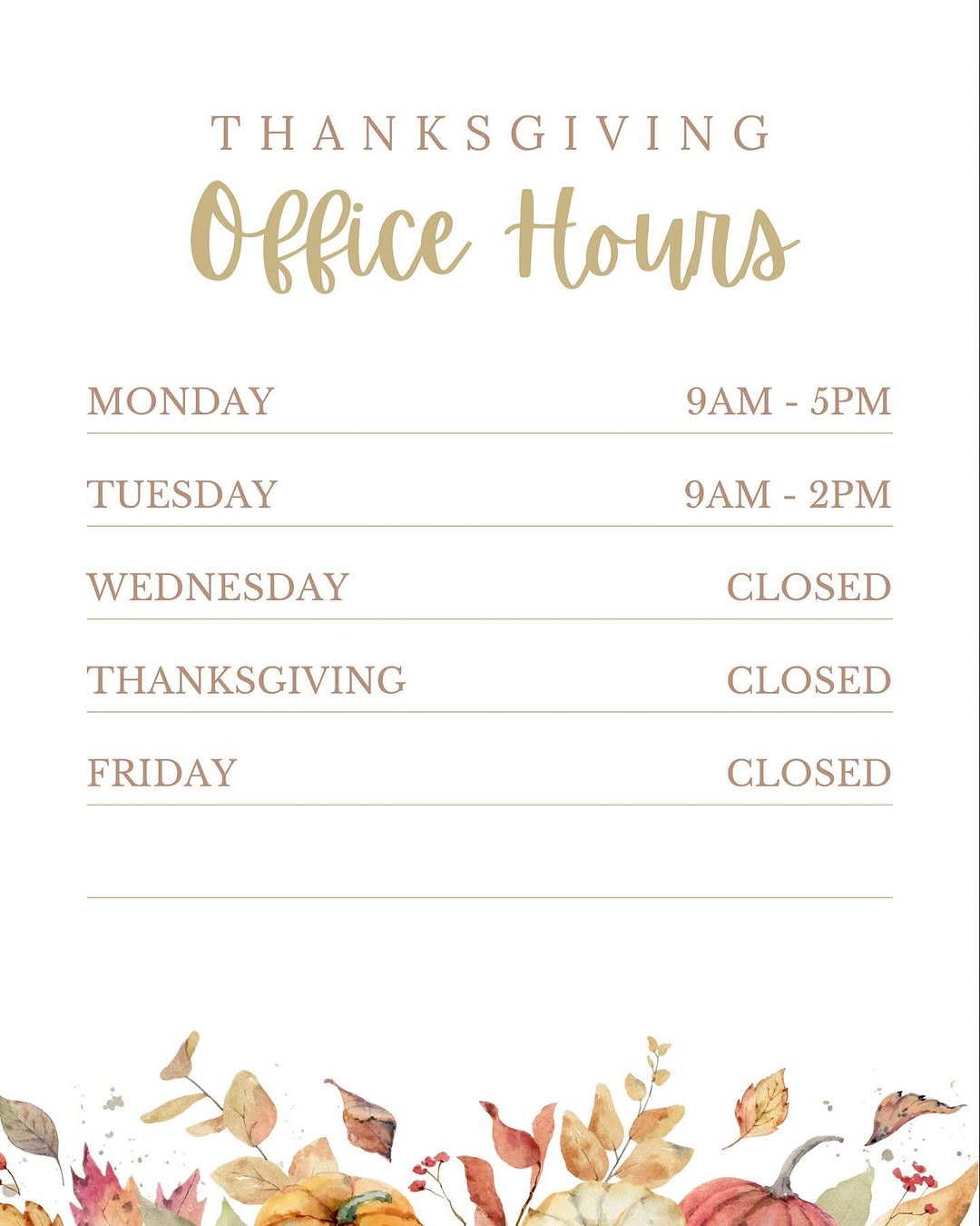 Instagram post by Dr. Ryan Dodde II: Happy Thanksgiving from our team! 🦃🍁 Our office will be closed on Wednesday , November 27th, Thursday, November 28th, and Friday, November…