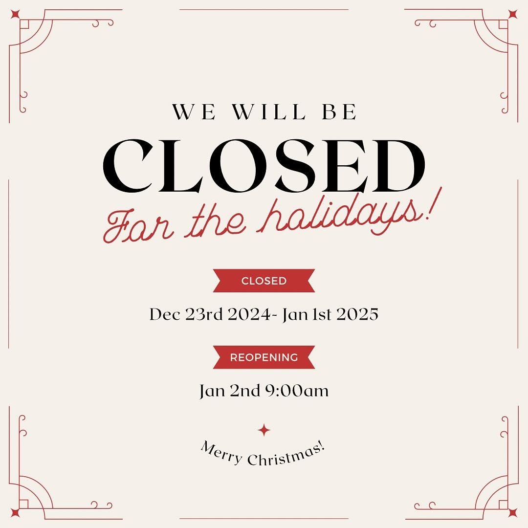 Instagram post by Dr. Ryan Dodde II: Tomorrow, Thursday December 19th will be the last day we will be in office until the new year!