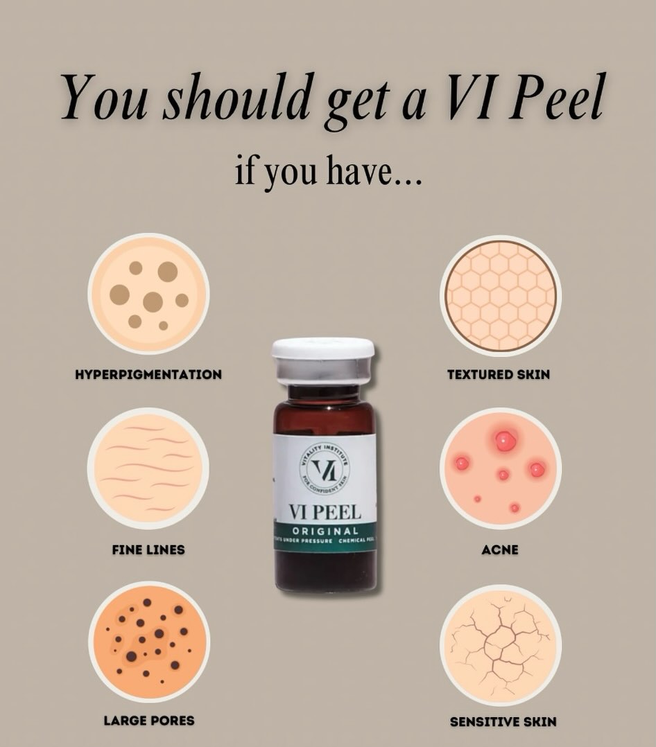 Instagram post by Dr. Ryan J. Matherne: 🍂 PEEL SEASON IS FINALLY HERE! 🍂 Say hello to smoother, brighter, more refreshed skin with the VI Peel✨ This medical-grade chemical peel h…