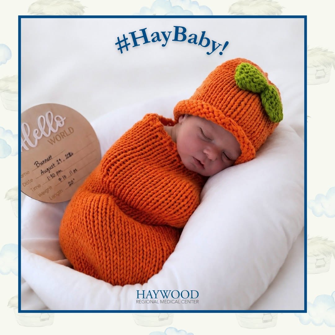 Instagram post by Dr. Ryan Marshall, DO: 🎃 #haybaby Bennett 🎃 Our littlest pumpkin has arrived! Baby Bennett is looking extra sweet and ready for fall in his adorable pumpkin outf…
