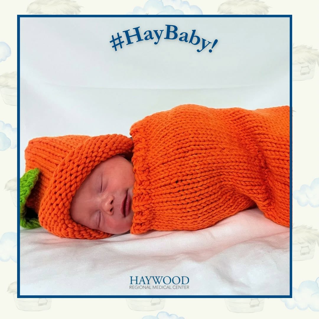 Instagram post by Dr. Ryan Marshall, DO: 🎃 #haybaby Journey 🎃 Our newest little pumpkin is here! 🧡 Baby Journey is looking extra sweet in her pumpkin outfit and ready for all the…