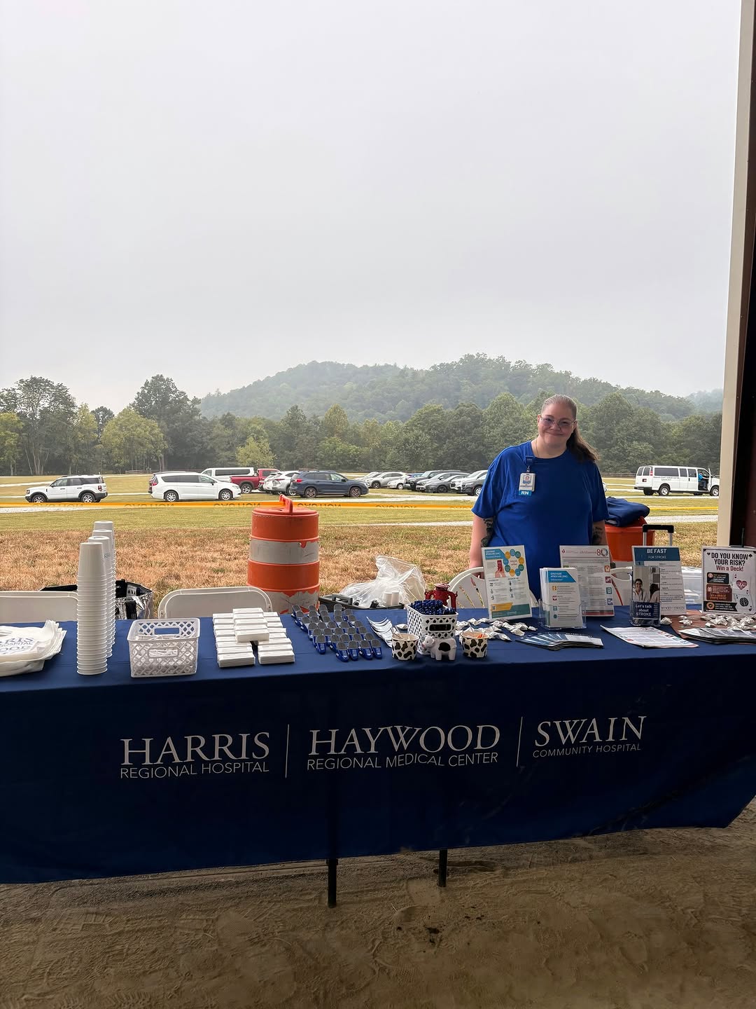 Instagram post by Dr. Ryan Marshall, DO: Some of our market team members attended today’s WNC Senior Celebration, representing Harris Regional Hospital, Haywood Regional Medical Cen…