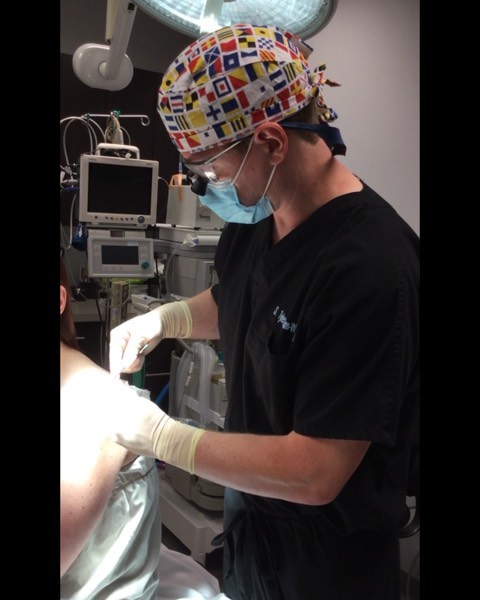 Instagram post by Dr. S. Tyler Elkins-Williams: #fbf to this removal of a dysplastic nevus from the shoulder. Another good reminder of the important of sunscreen and protection from UV dam…