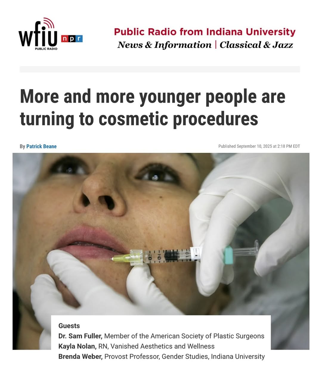 Instagram post by Dr. Sam Fuller: Recently I had the opportunity to join WFIU Public Radio for an hour-long discussion on a topic I’m seeing more and more in my practice: you…