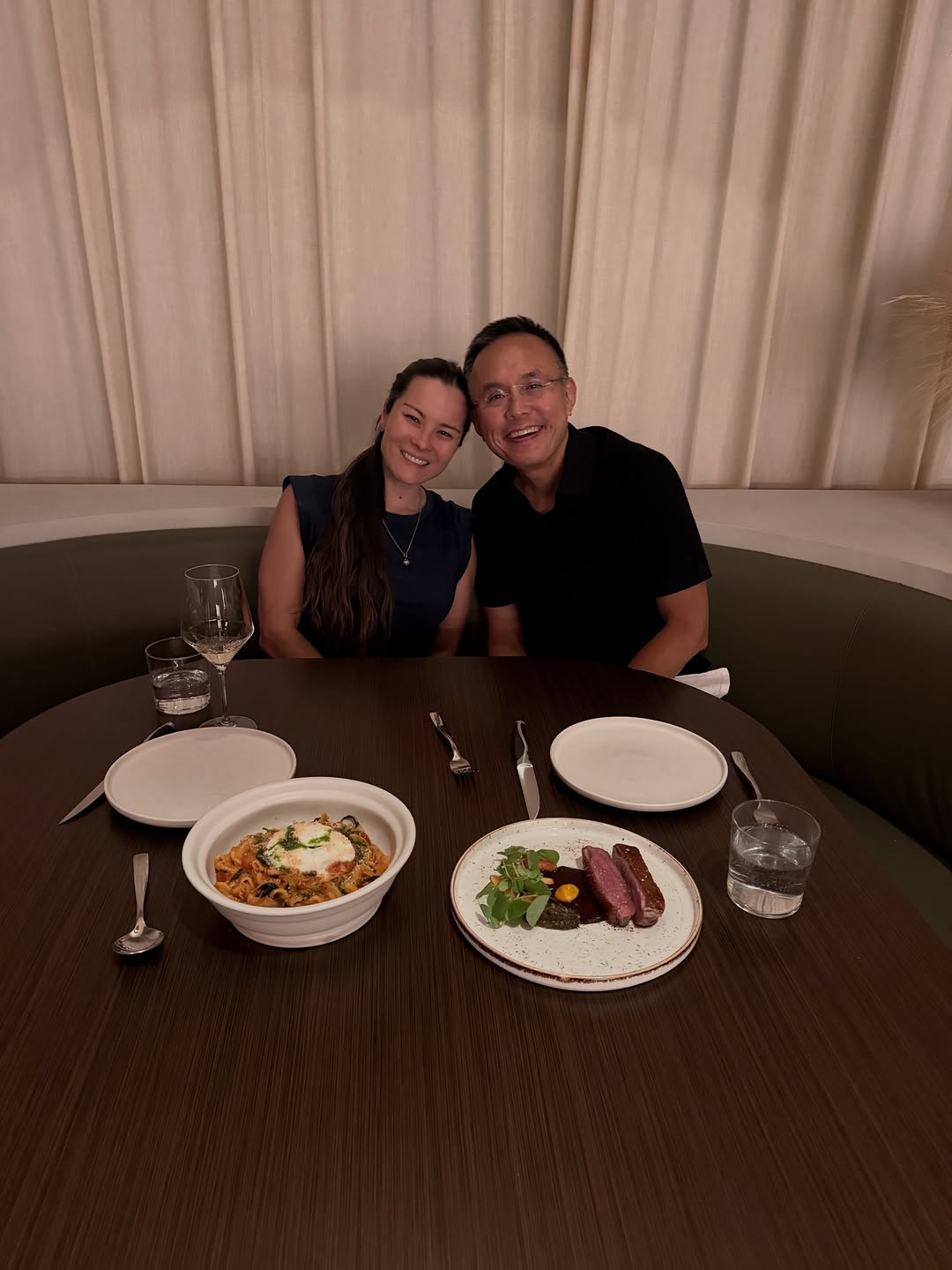 Instagram post by Dr. Sam Lam: Date night! I love the food and ambiance here!