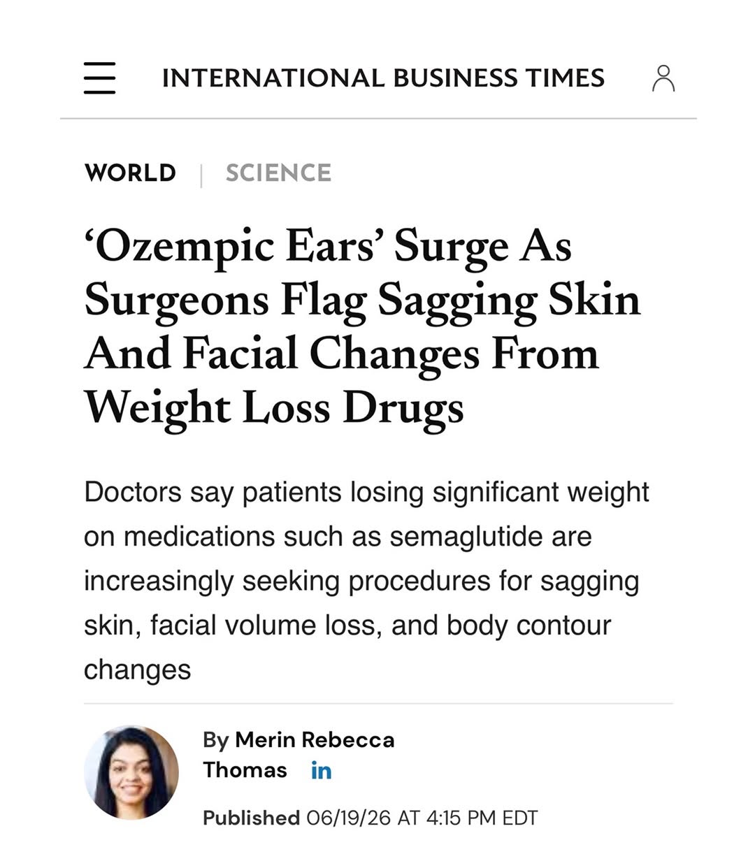 Instagram post by Dr. Samuel Golpanian: Significant weight loss can be an incredible achievement, but it can also leave behind changes that many patients don't anticipate. In my pr…