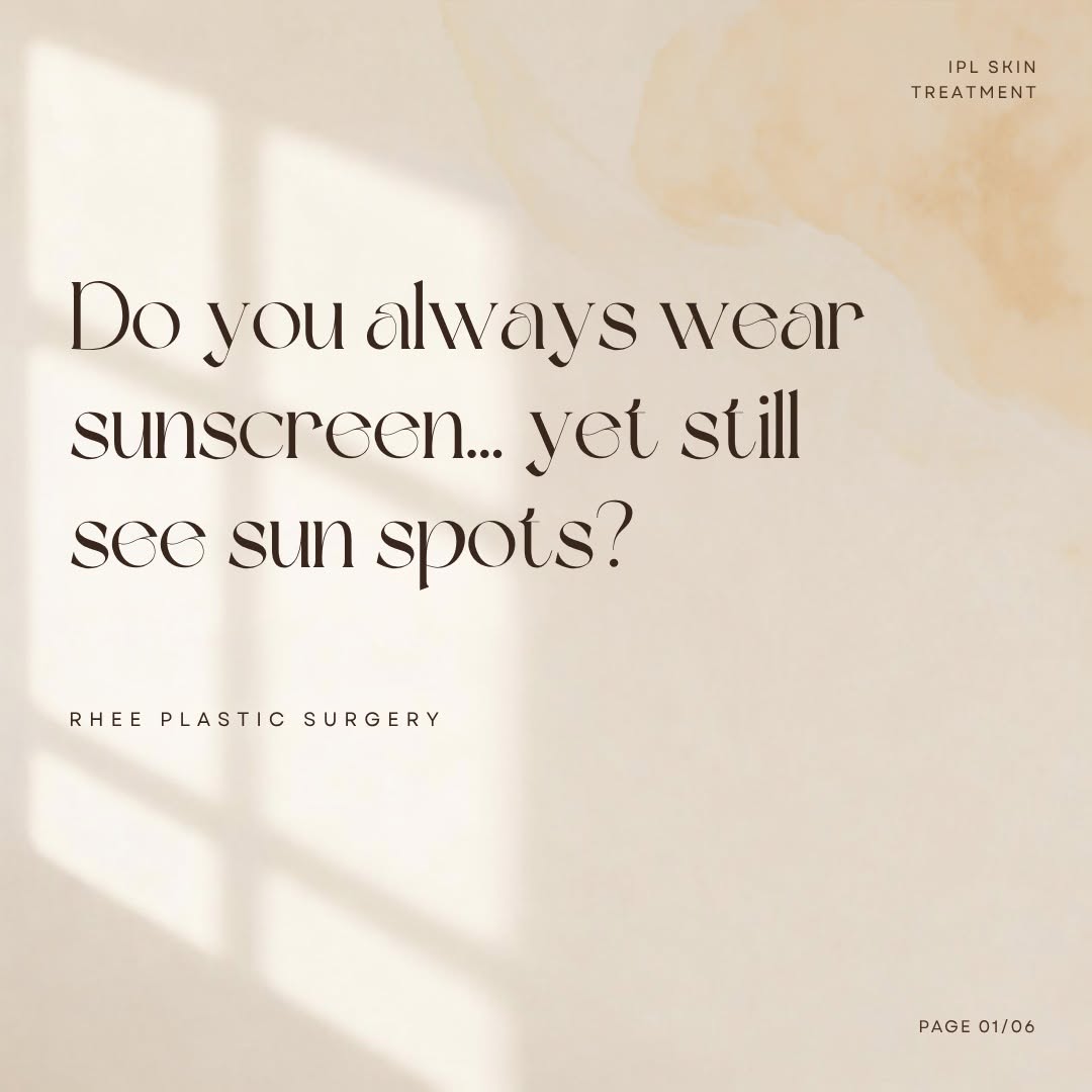 Instagram post by Dr. Samuel Rhee: Sun spots? Age spots? Rosacea? Weathered skin? Want improvement with no long downtime? Rhee Plastic Surgery offers both IPL and Q-switched N…