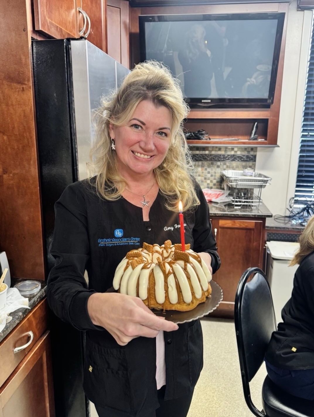 Instagram post by Dr. Samuel Shatkin, Jr.: ๐๐ Happy Birthday to our amazing receptionist, Amy! ๐๐ As the first smiling face to greet you at Aesthetic Associates Centre, Amy is truโฆ