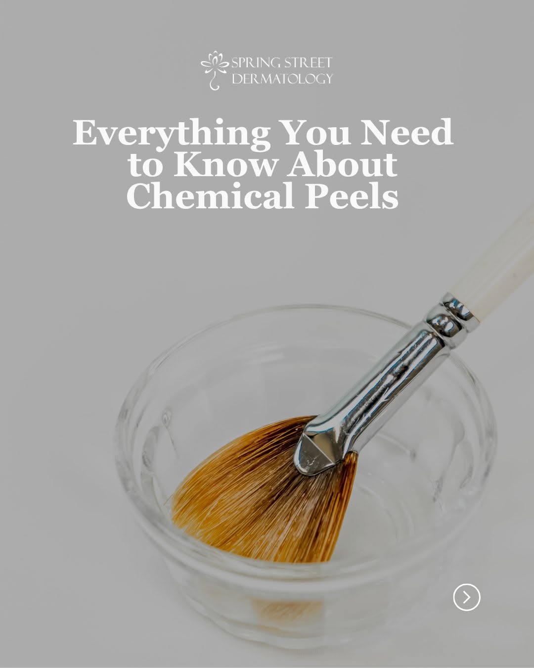 Instagram post by Dr. Sapna Palep: Thinking about a chemical peel? ✨ A consult is the first step to choosing the right treatment and preparing your skin safely for the best re…