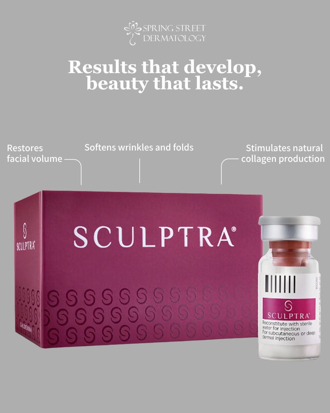 Instagram post by Dr. Sapna Palep: Not your typical filler. This is collagen your body builds on its own, over time. ✨ Results don’t show overnight... they evolve. Contact us …