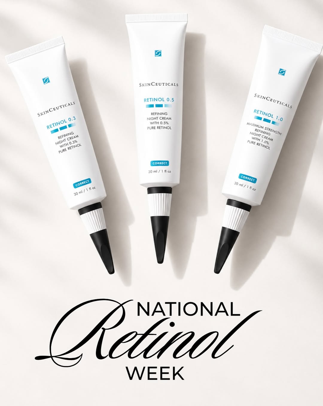 Instagram post by Dr. Sarah B. Sawyer: It’s National Retinol Week! Let’s talk about one of the most popular ingredients in skincare. Retinoids can help improve the appearance of f…