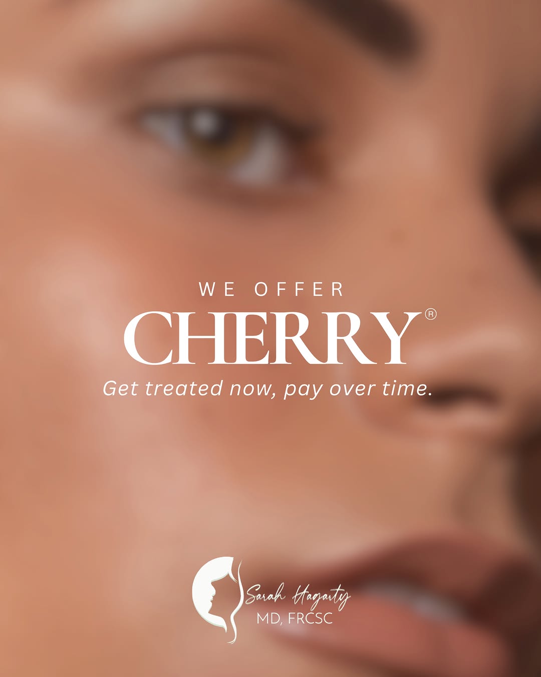 Instagram post by Dr. Sarah E. Hagarty: We know that investing in yourself is a big decision, and we want to make it as easy as possible. That’s why we’re proud to offer Cherry Fin…