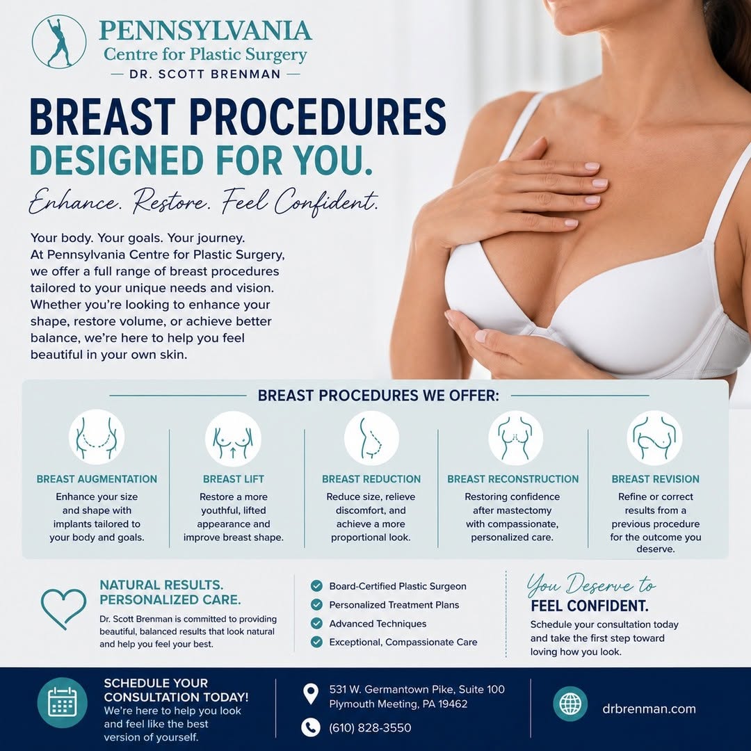 Instagram post by Dr. Scott A. Brenman: 💗 Feel More Like Yourself Again Every woman has a different reason for considering breast surgery—and every journey is personal. Whether yo…