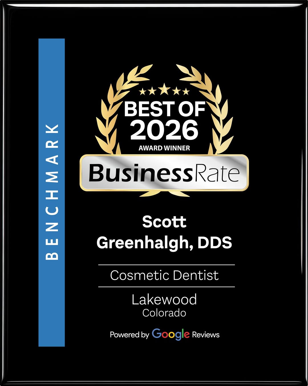 Instagram post by Dr. Scott Greenhalgh, DDS: Celebrating the wins!!! ⭐⭐⭐⭐⭐ Best of 2026 for Cosmetic Dentist Scott Greenhalgh, DDS in Lakewood, Colorado! 🙌🏼 We appreciate you sharing …