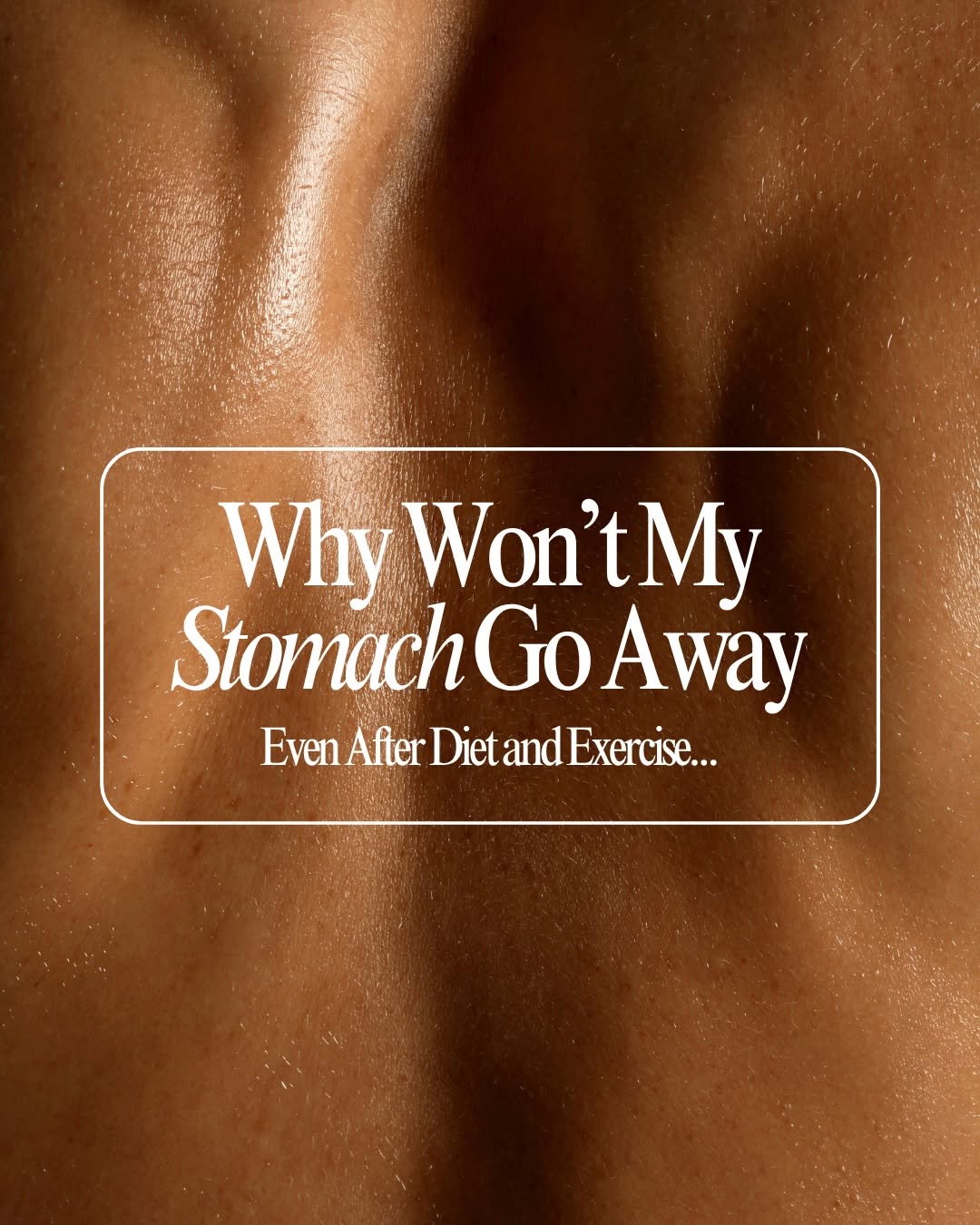 Instagram post by Dr. Sean Satey: No matter how much you diet or exercise, does your stomach still seem to stick out? The reason may not be what you think. A protruding abdom…