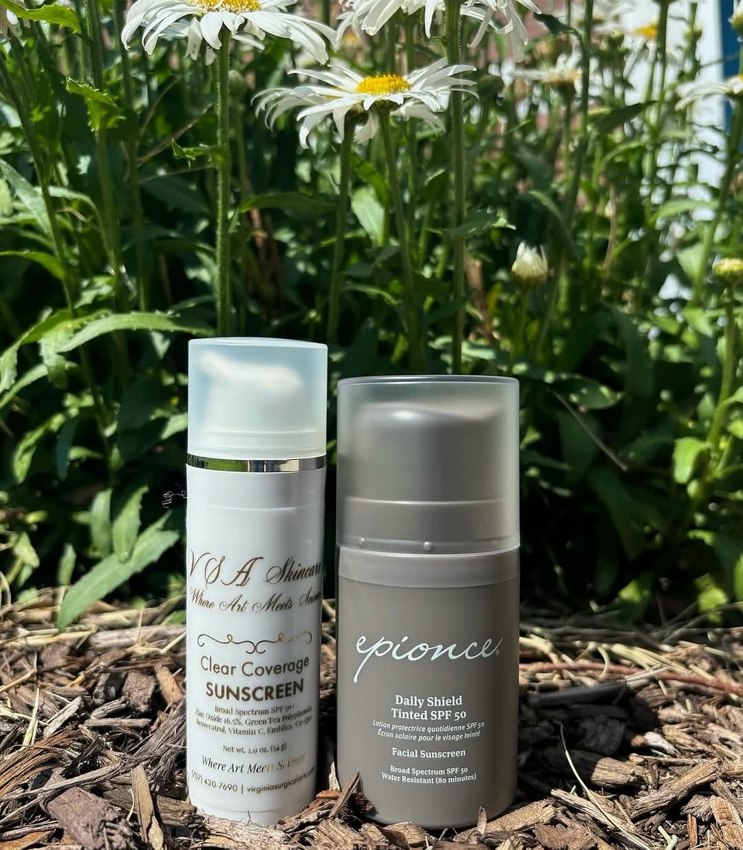 Instagram post by Dr. Sergio Vendetti: 10% off ANY of our SPF products now through the end of August🧴☀️ Call or text at 757-430-7690 ✨✨✨ #cosmetic #vabeach #virginiabeach #skinca…