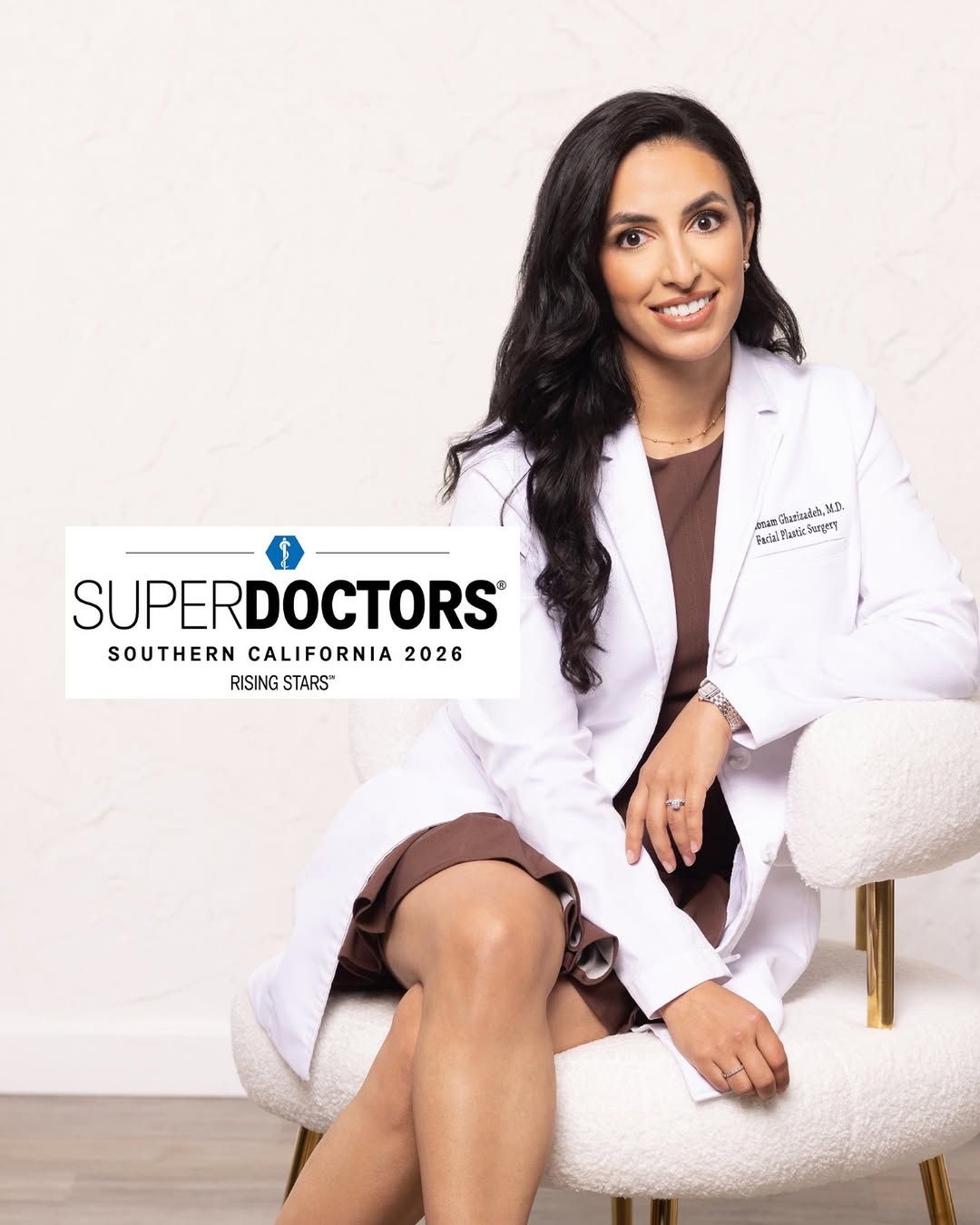 Instagram post by Dr. Shabnam Ghazizadeh: Honored to Be Recognized Once Again ✨ I’m incredibly grateful to share that I have been named a 2026 Super Doctors Southern California Honor…