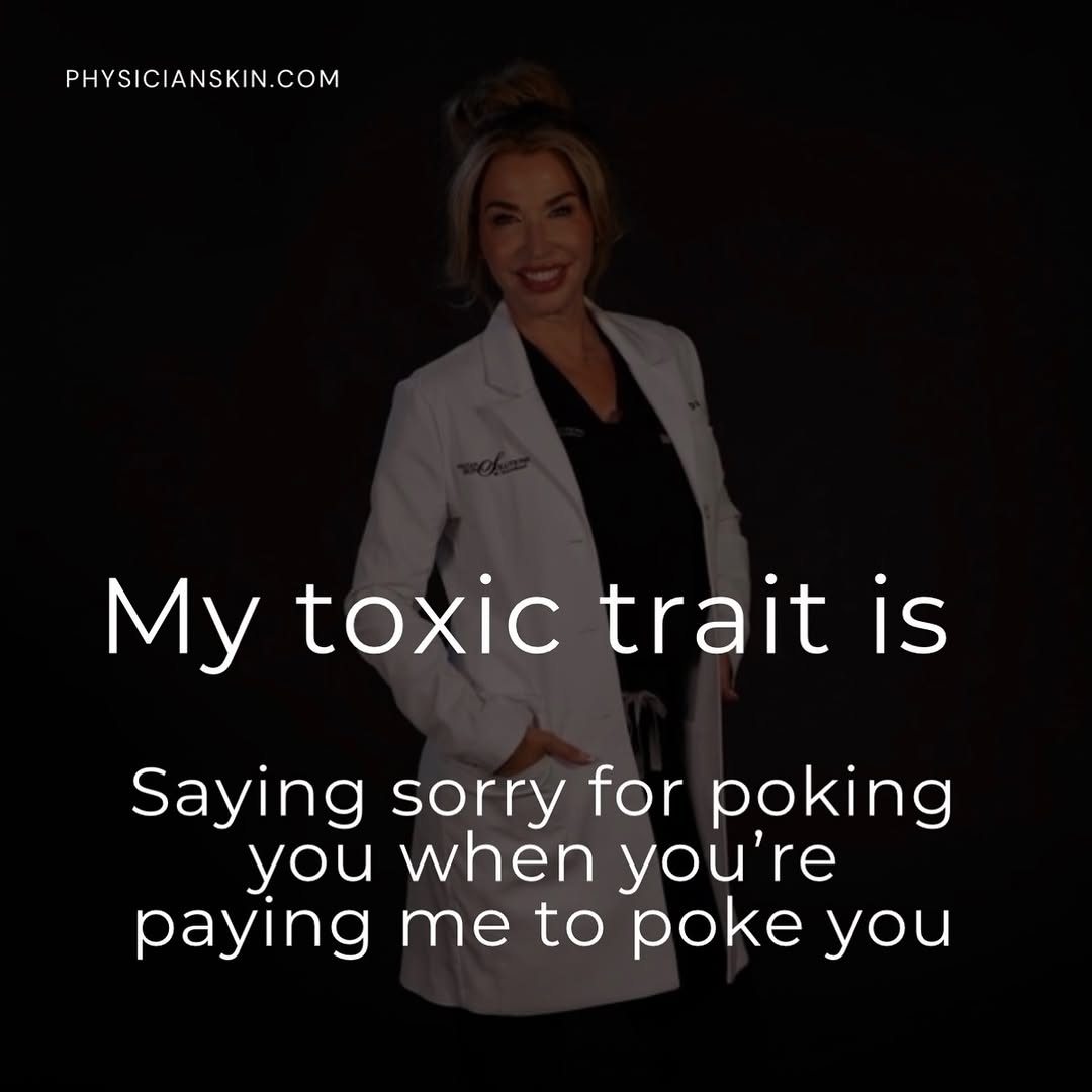 Instagram post by Dr. Shannon Maltais, N: At least I’m aware…no plan of addressing these anytime soon😋 Comment your toxic traits in the comments⬇️ #injector #dr #aestheticdr #aesthe…