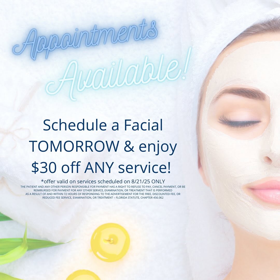 Instagram post by Dr. Shauna Kranendonk: Limited time offer! Contact us today at 561-820-0155