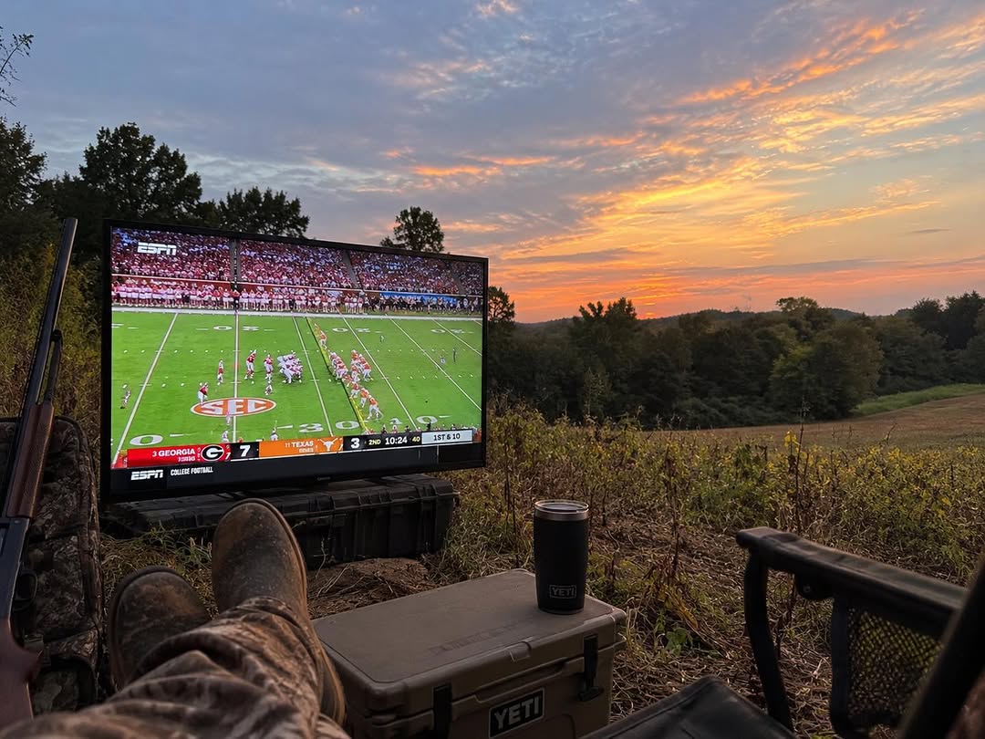 Instagram post by Dr. Shayne Webb: 🏈 He’s got his plans… you should make yours. 😉 College football on all day? Dove field calling his name? 🕊️ Sounds like the perfect time …
