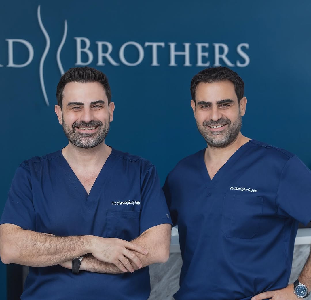 Instagram post by Dr. Shazel Gharbi: Meet Dr Shazel Gharbi and Dr Nael Gharbi! ✔️Amongst the top cosmetic surgeons in Chicago ✔️Board-certified in Aesthetic Medicine ✔️Board-cer…