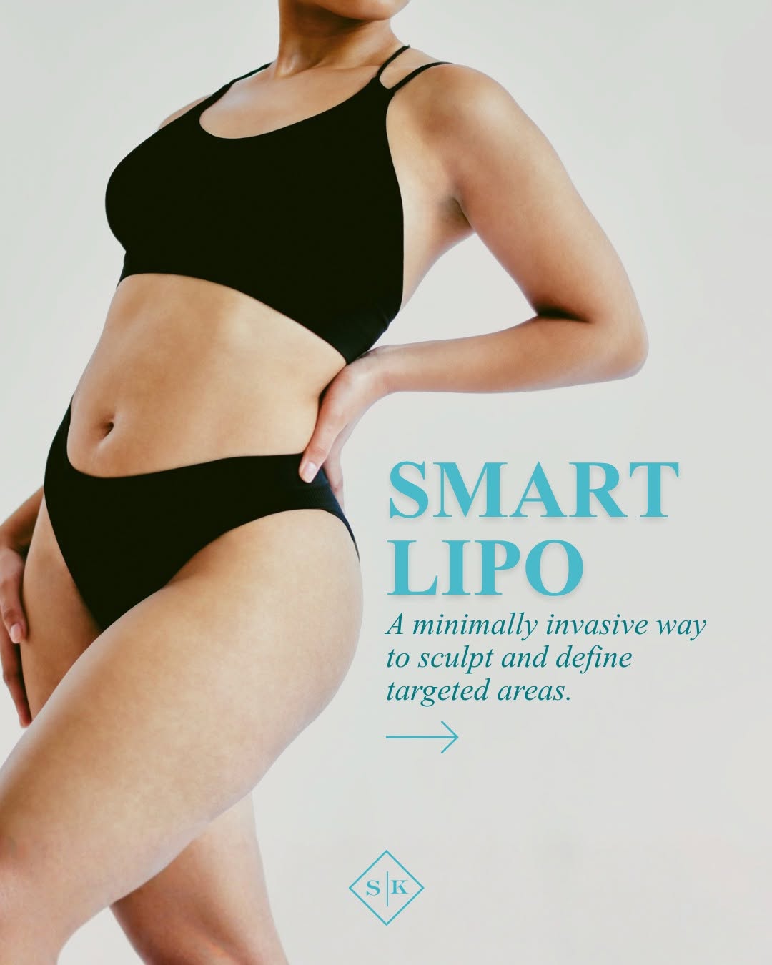 Instagram post by Dr. Sheena Kong: Refine your contours with SmartLipo. ✨ SmartLipo is a minimally invasive laser-assisted liposuction procedure designed to remove stubborn fa…
