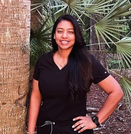 Instagram post by Dr. Shereen Oloufa: Employee Spotlight 🔦 Sara A Few Of Her Favorite Things.. Beverage: Strawberry Matcha Hobby: Cooking and Music Snacks: Cucumbers with Tajin …