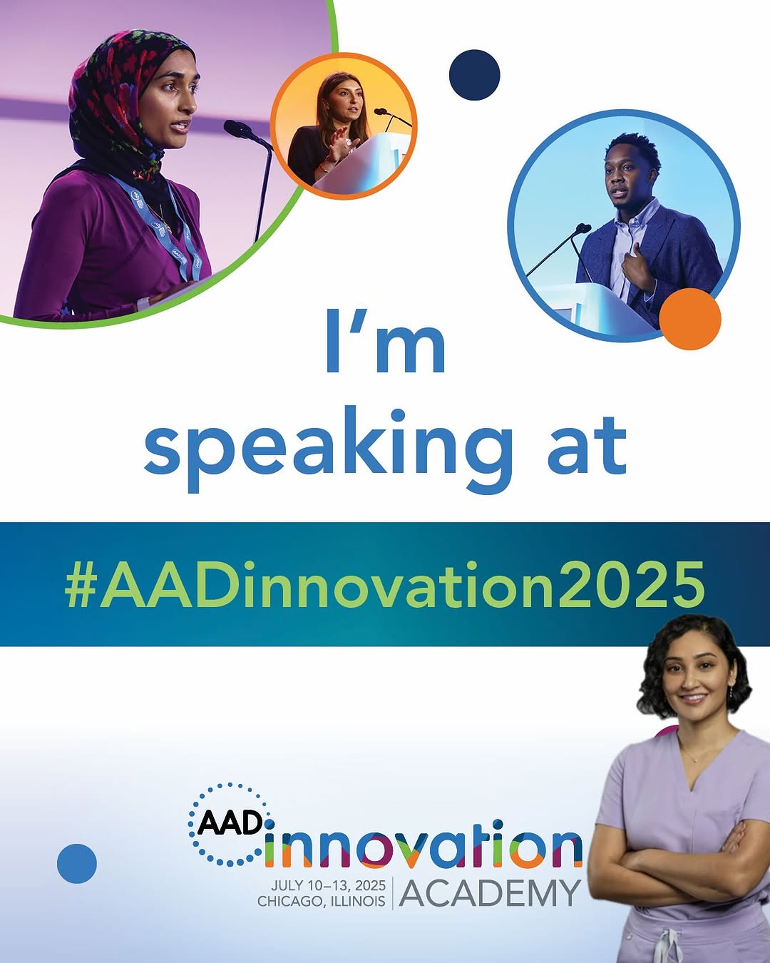 Instagram post by Dr. Shraddha Desai: See you Sunday! @aadmember #aadinnovation2025