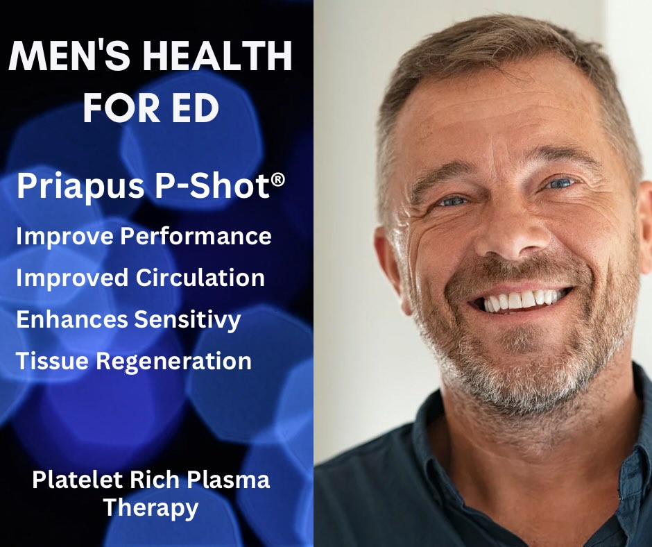 Instagram post by Dr. Stefanie A. Schultis: The Priapus P-Shot® is a regenerative treatment designed to support male sexual wellness by harnessing the body’s natural healing abilities.…