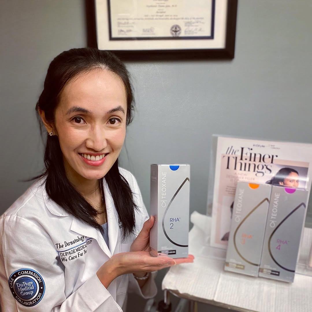 Instagram post by Dr. Stephanie Gan: @alixcharlesmd and I are very excited to be an exclusive practice providing the RHA portfolio of fillers to our patients. ⁣ ⁣ RHA stands for…