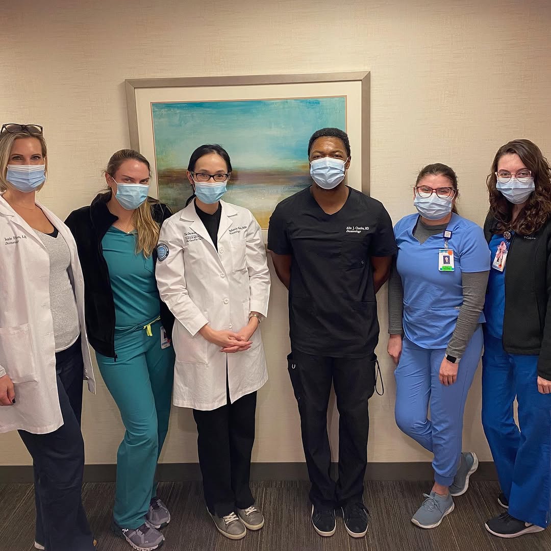 Instagram post by Dr. Stephanie Gan: Happy Thanksgiving from our DMG family to yours 🦃🍁 ⁣ ⁣ I’m grateful for our dedicated, hardworking staff and sweet patients. 🙏🏼❤️⁣ ⁣ Wis…