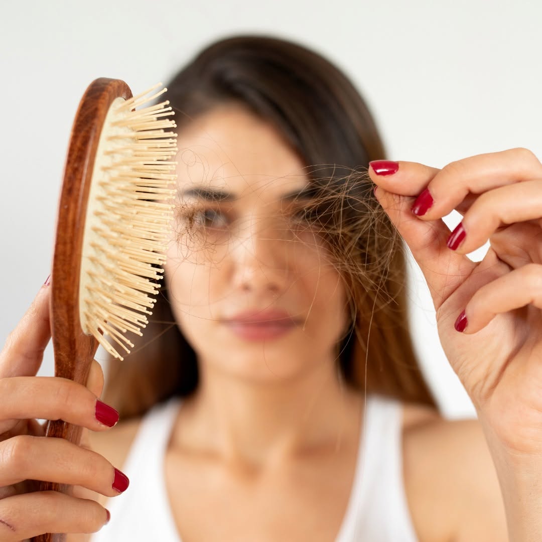 Instagram post by Dr. Stephen Channey: Postpartum comes with plenty of surprises, and hair loss is one many new moms don’t expect. If you’re noticing more hair in your brush or sh…