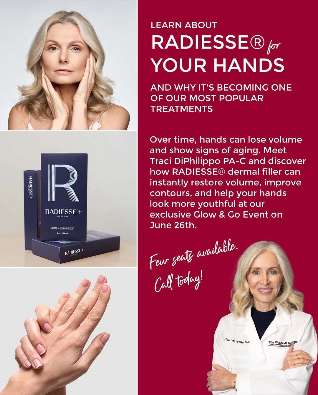 Instagram post by Dr. Stephen H. Ducatman: Join us on June 26th for an exclusive Glow & Go Event featuring Traci DiPhilippo, PA-C, and discover personalized treatment options to help …