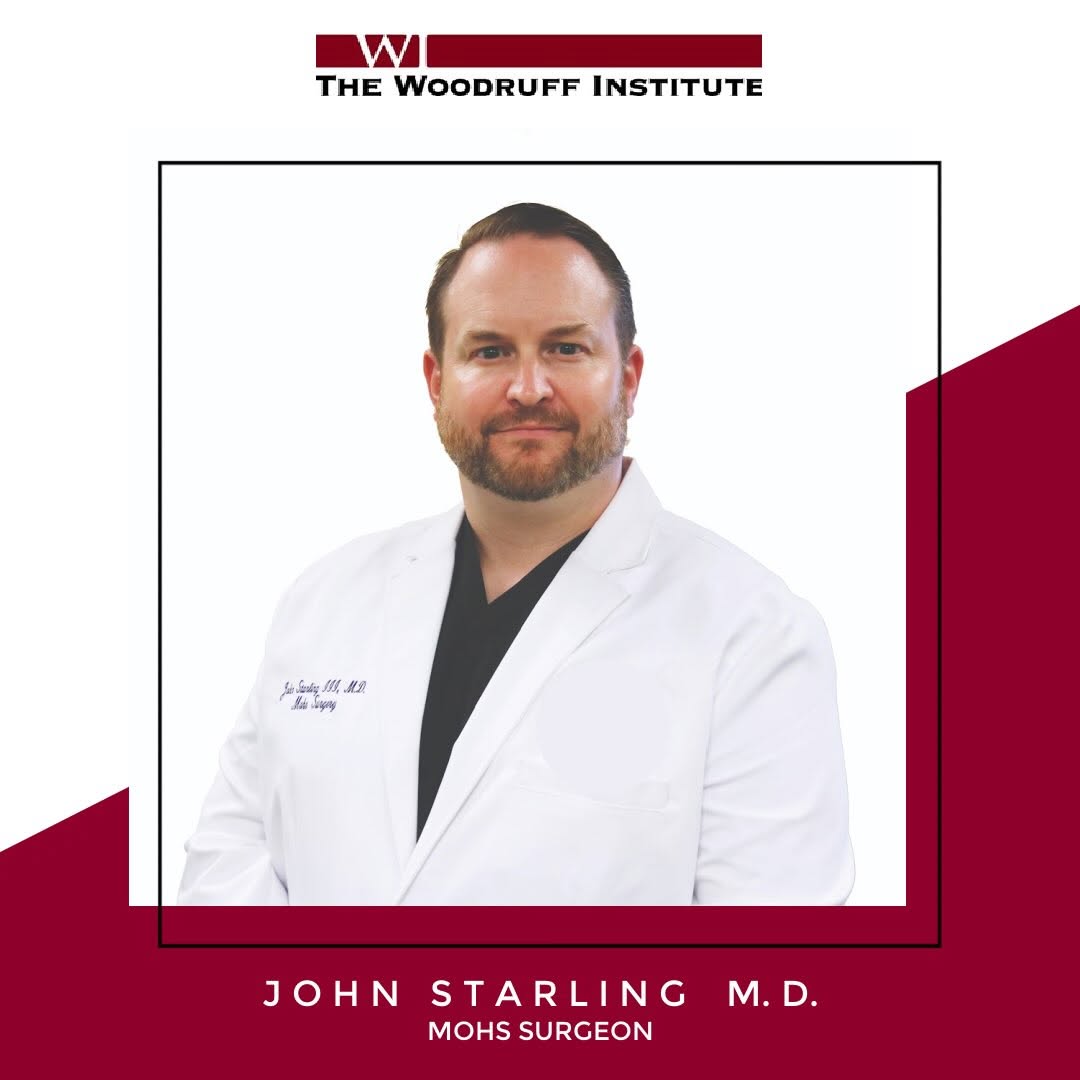 Instagram post by Dr. Stephen H. Ducatman: 🎉 Welcome to The Woodruff Institute, Dr. John Starling! 🎉 We’re excited to introduce Dr. John Starling, a board-certified dermatologist an…