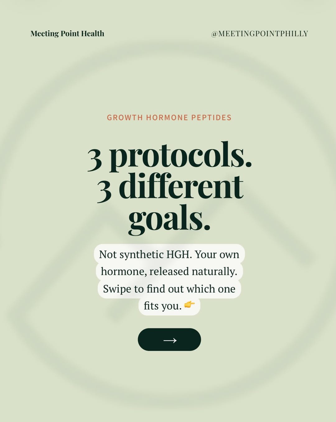 Instagram post by Dr. Stephen Matta, DO: 3 protocols. 3 different goals. All working with your body’s own hormonal system, not against it! Swipe through for a breakdown of the growt…