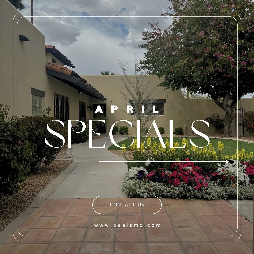 Instagram post by Dr. Stephen P. Beals: APRIL SPECIALS ☀️ ✋ Treatment Special: they say hands reveal our age, but not at our office! This month, get a combo Skinvive and BBL hand t…