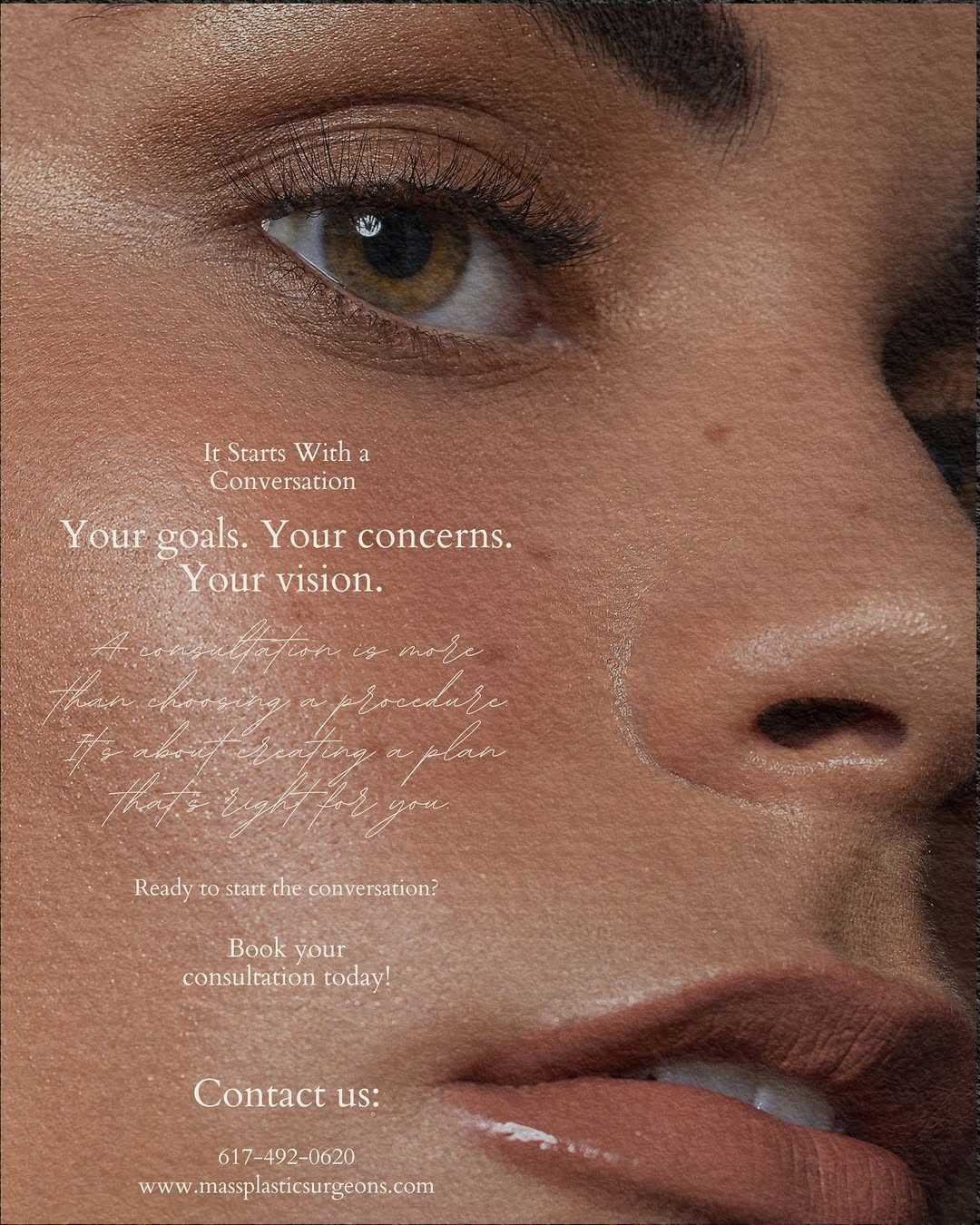 Instagram post by Dr. Stephen R. Sullivan: A great plastic surgery journey starts with feeling heard 🤍 Your consultation is a chance to talk openly about your goals, ask questions, e…