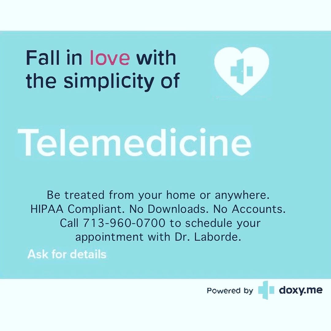Instagram post by Dr. Stephen V. Laborde: #dermatologist #telemedicine #houstondermatologist board certified dermatologist #acne #rosacea #dermatology #houston #skincare #skincancer