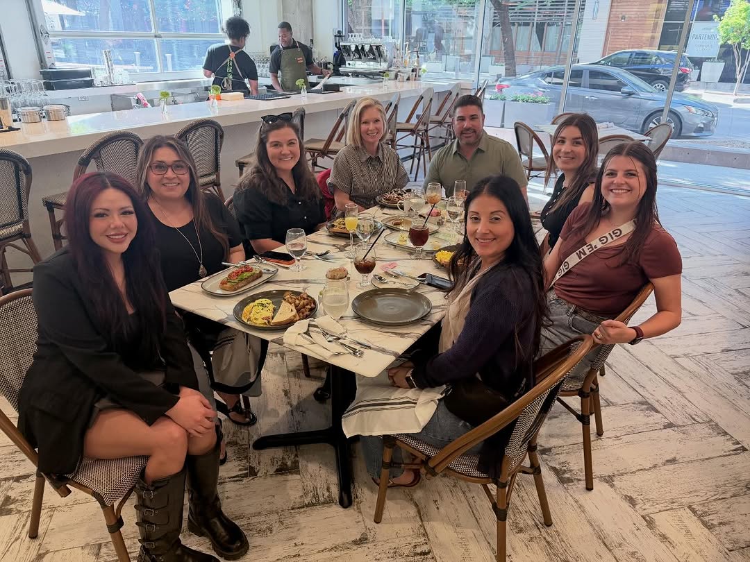 Instagram post by Dr. Steven D. Alaniz: Nothing like a little Game Show and Escape Room action to celebrate this crew. (Minus a Few) Thank you for being EAGLES!