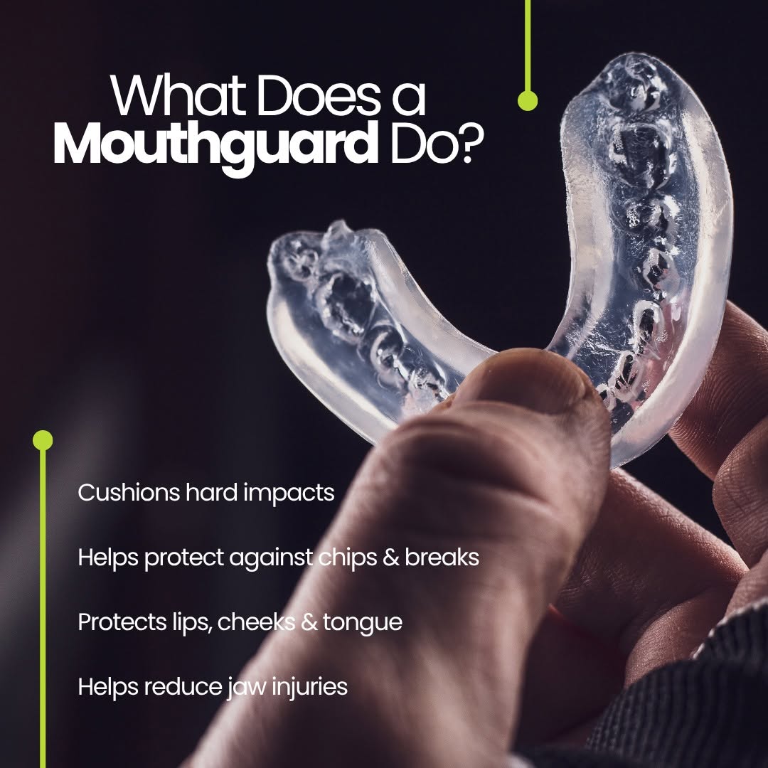 Instagram post by Dr. Steven D. Alaniz: The best mouthguard is the one you’ll actually wear 🦷 For National Mouthguard Day, remember that comfort and fit matter, too. A mouthguard …