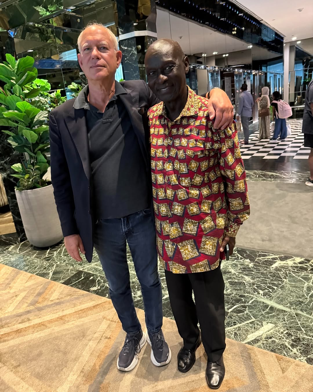 Instagram post by Dr. Steven Fox, DDS: Dr. Fox with Ambassador Olara Otunnu who recently was nominated by Uganda for Secretary General of the United Nations.Dr. Fox with his peers…