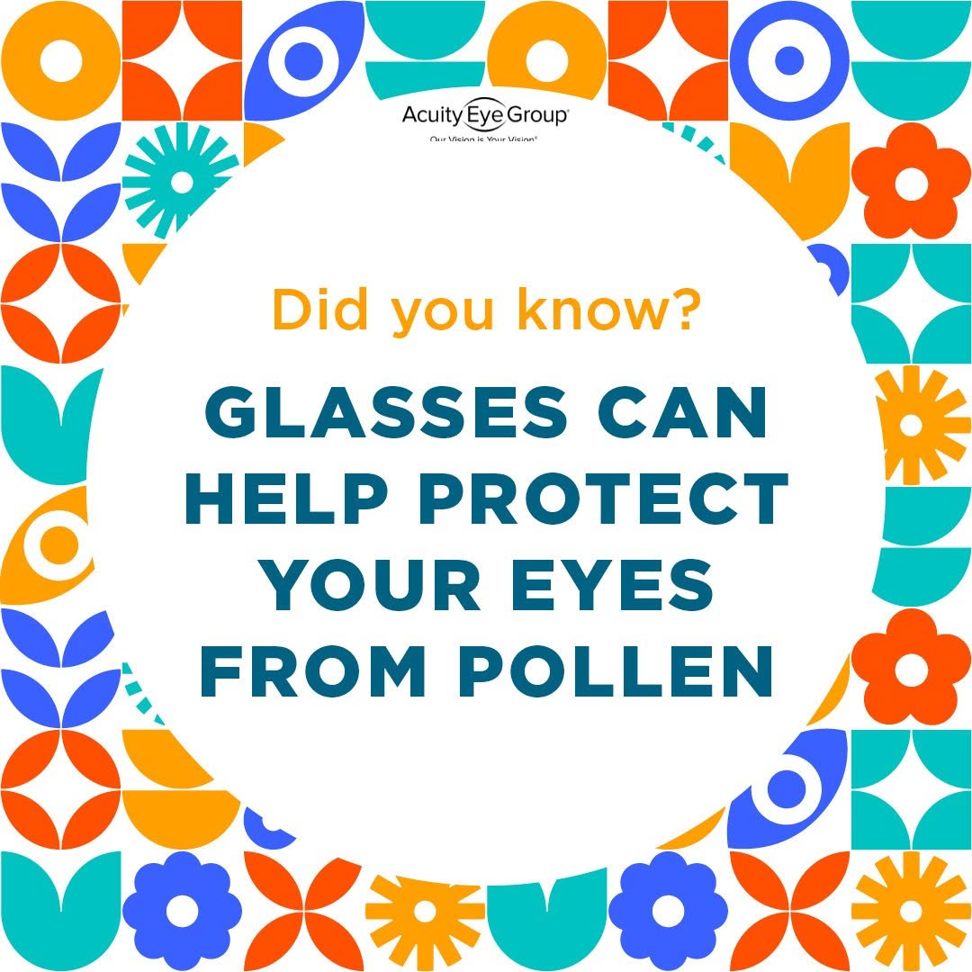 Instagram post by Dr. Steven G. Pratt: High levels of pollen, mold, dust, and other irritants can make for miserable eyes! These airborne allergens may be the primary culprit of w…