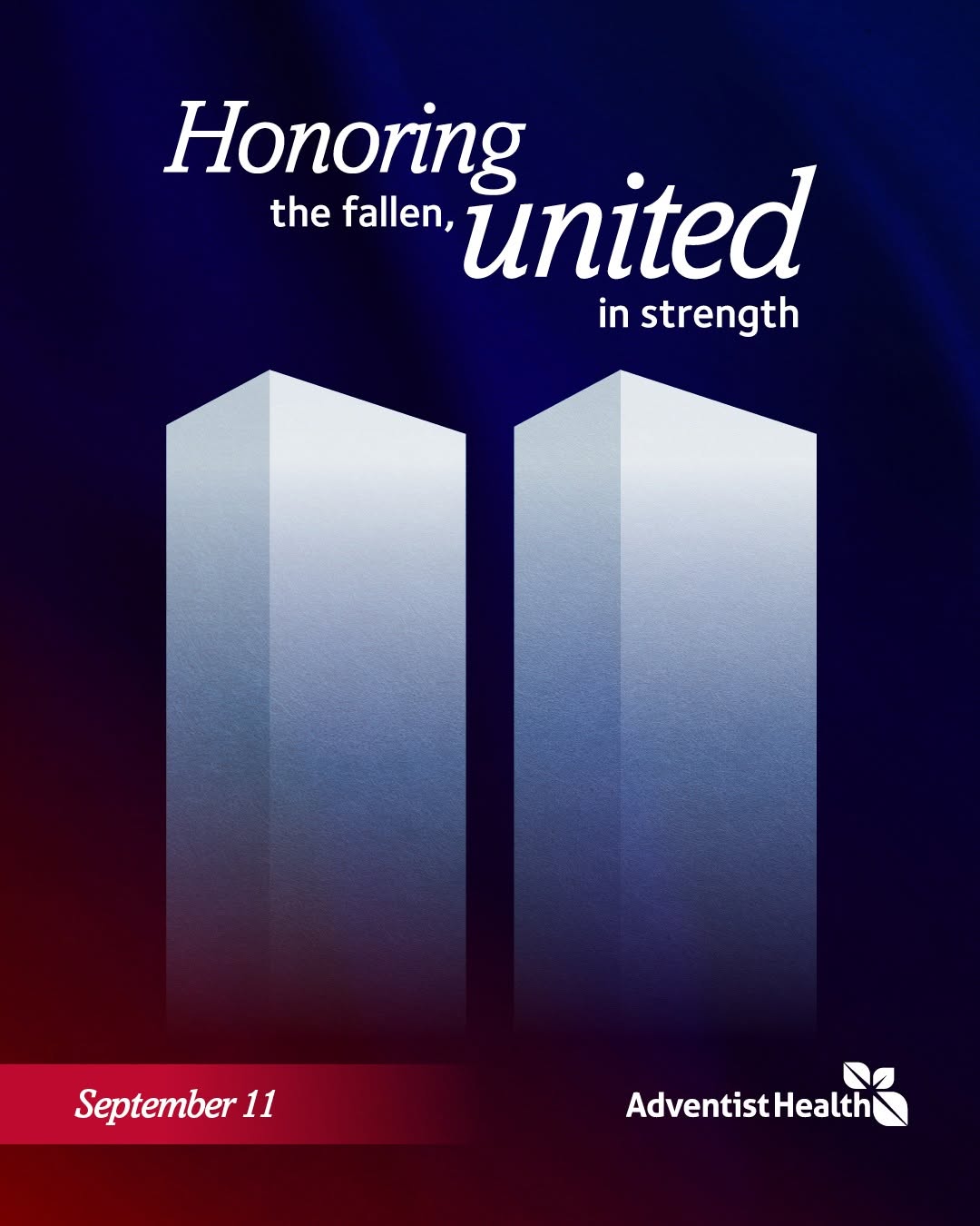 Instagram post by Dr. Steven Herber: Today, we honor the lives lost and remember the unity that carried our nation forward. We thank the first responders, emergency personnel, a…