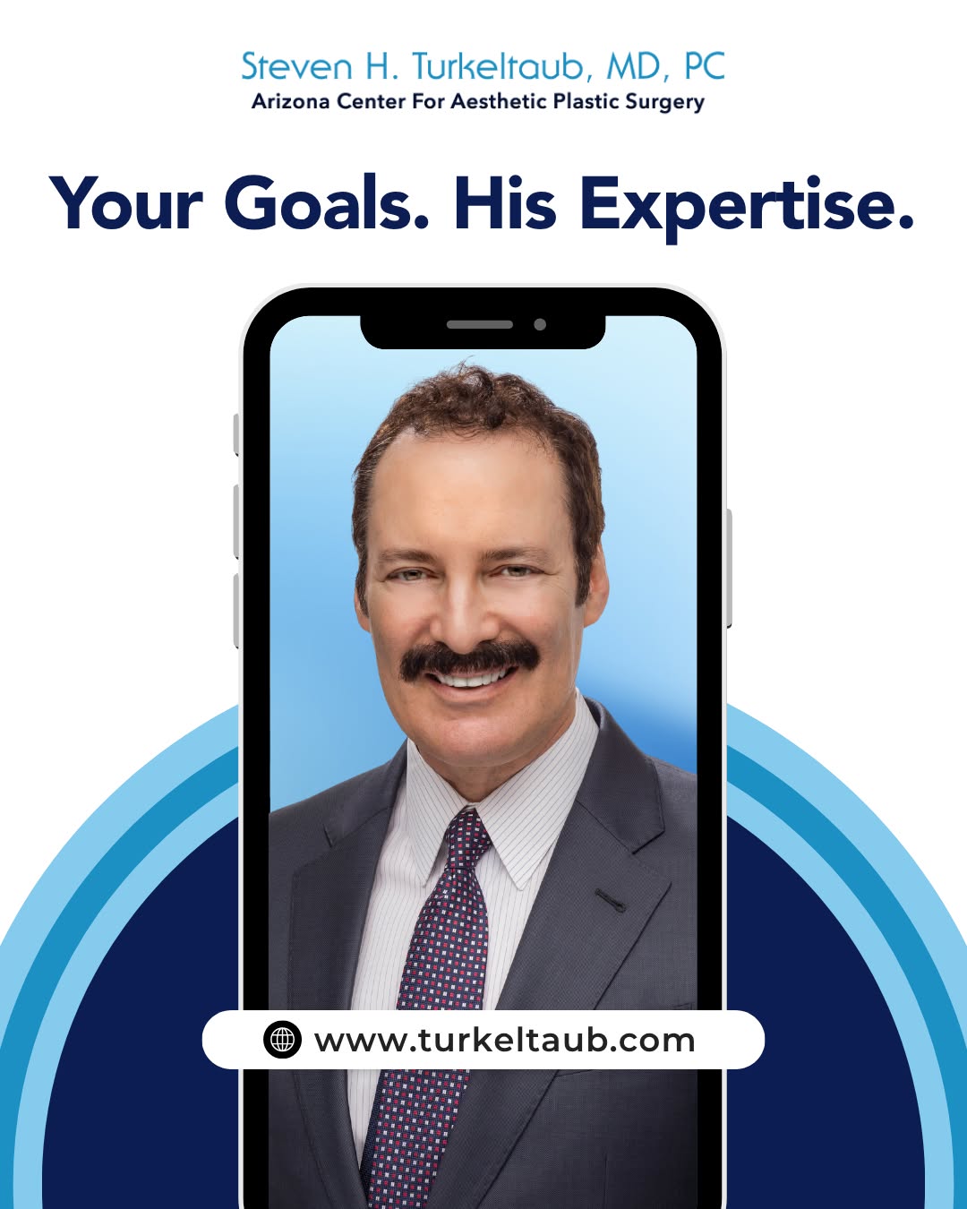 Instagram post by Dr. Steven Turkeltaub: Dr. Turkeltaub takes a personalized approach to aesthetic surgery, combining surgical expertise with an eye for balance, proportion and natu…
